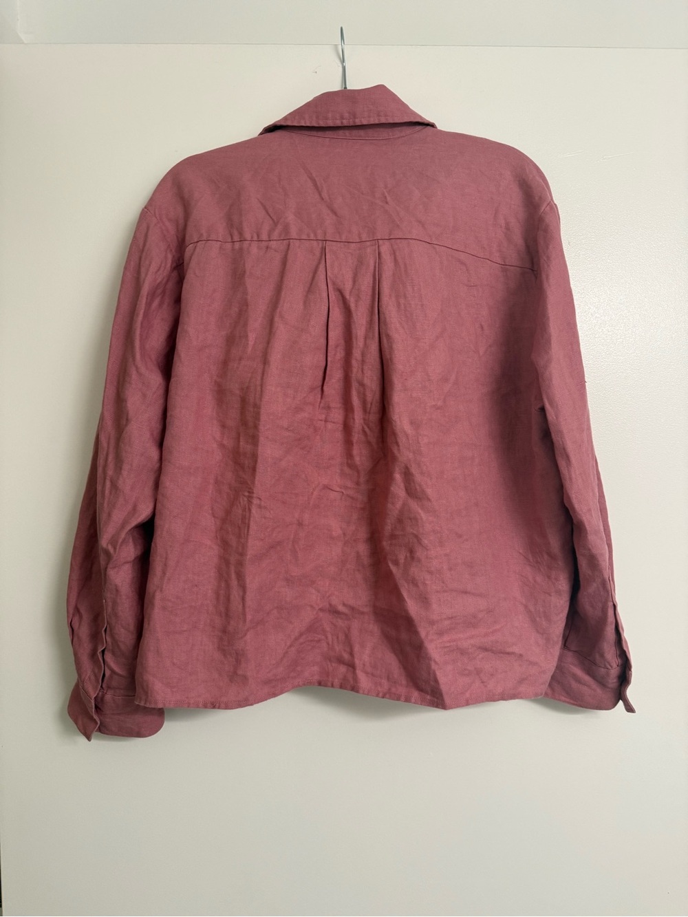 Reformation Pink Andy Oversized Linen Blend (Two Piece Set) - Picture 3 of 10